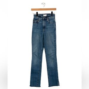 Favorite Daughter Blue Straight Leg Jeans